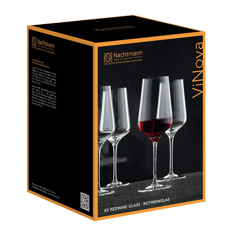 Nachtmann Set 4 Calici Vino Rosso Strutturato Vinova 68 cl