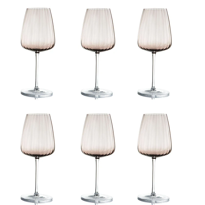 Feeling Servizio 6 Calici Degustazione vino collezione Opium Rosa 55 cl