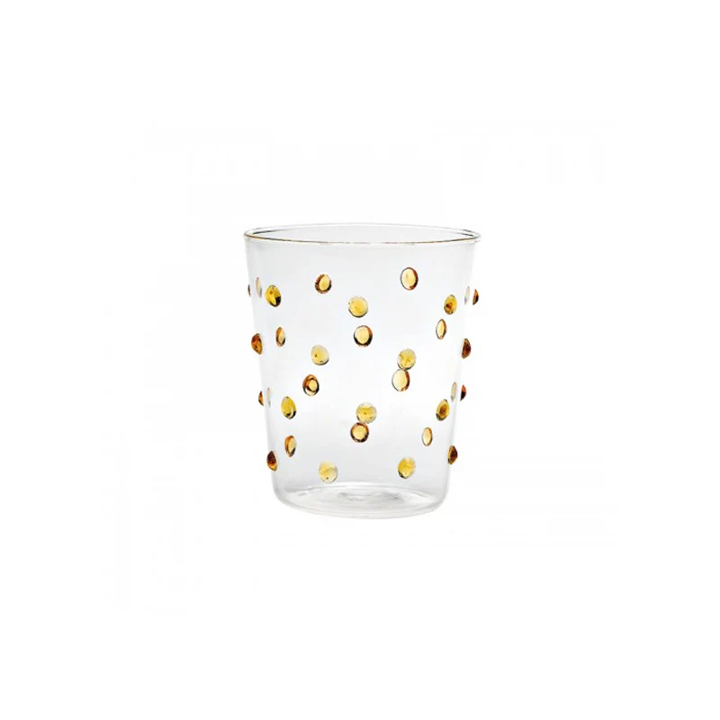 Zafferano Set 6 Bicchieri Tumbler Party Giallo Oro 45 cl