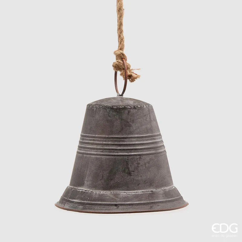 EDG Enzo De Gasperi Campana in Metallo H18 cm