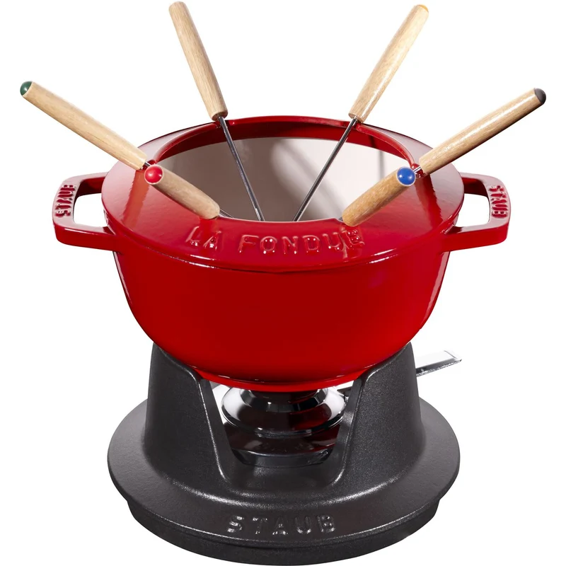 Staub Set Fonduta 10 pz Ciliegia D18 cm