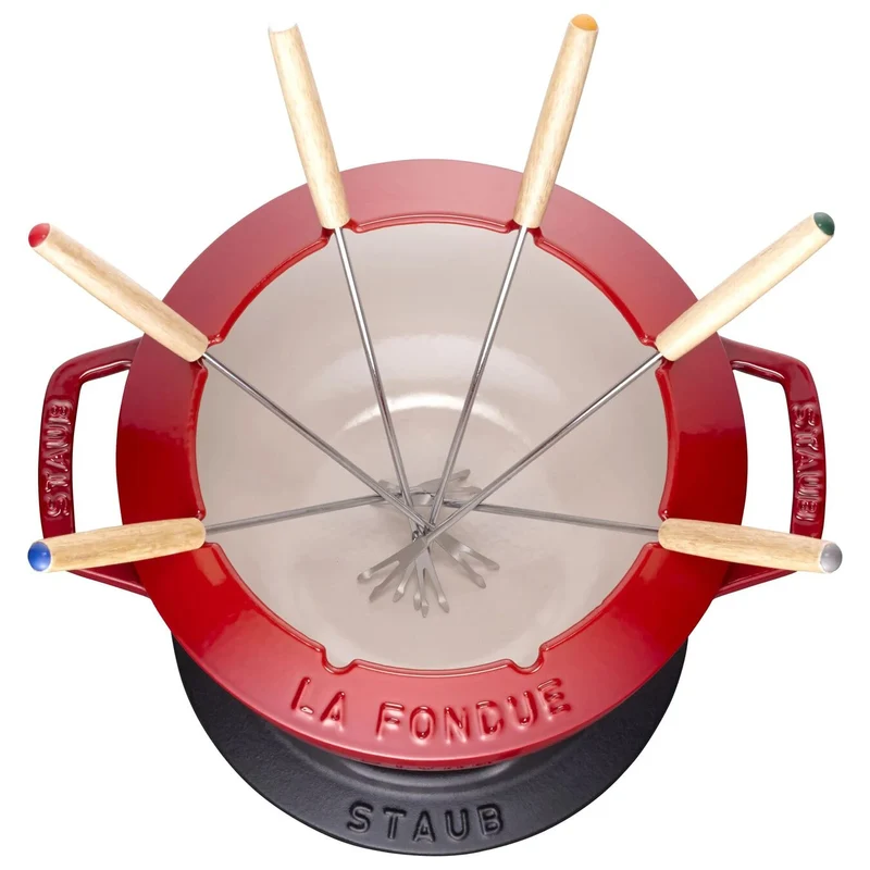 Staub Set Fonduta 10 pz Ciliegia D18 cm