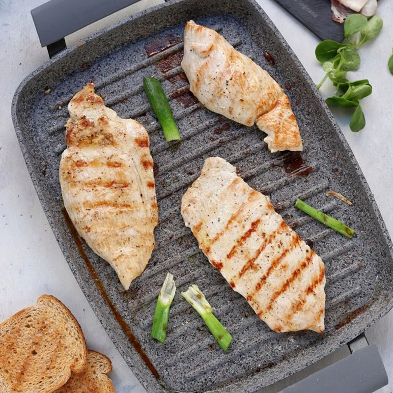 Tognana Grill Rettangolare con manici e Presine 37x28 cm Ambiziosa