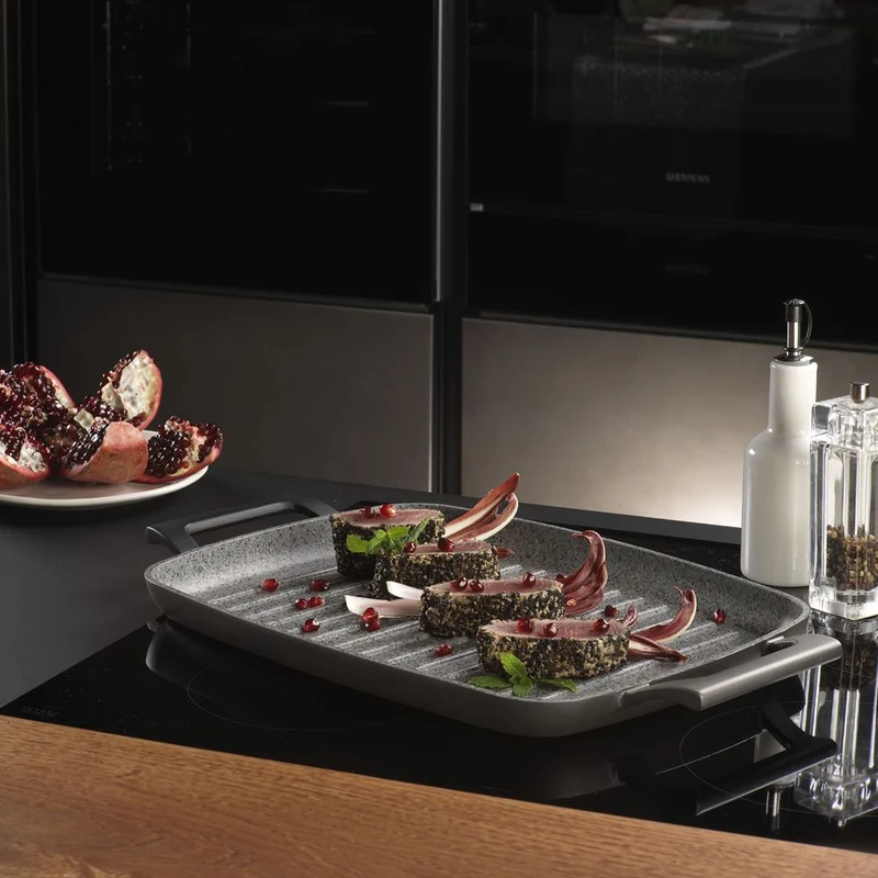 Tognana Grill Rettangolare con manici e Presine 37x28 cm Ambiziosa