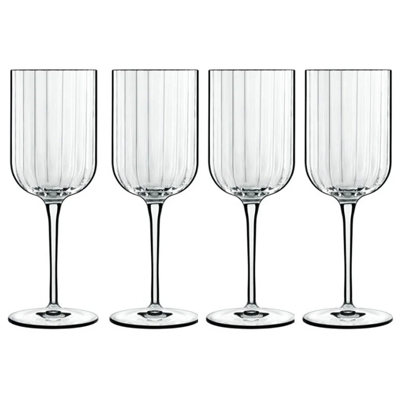Luigi Bormioli set 4 calici Vino Rosso collezione Bach 400 ml