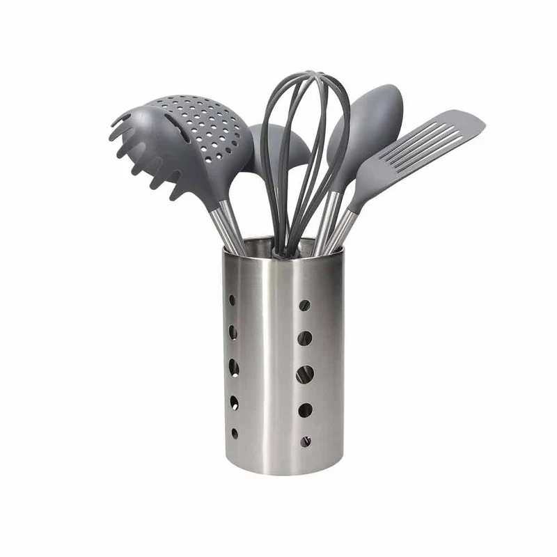 Tognana Set 6 Utensili Mythos acciaio inox con portautensili in omaggio