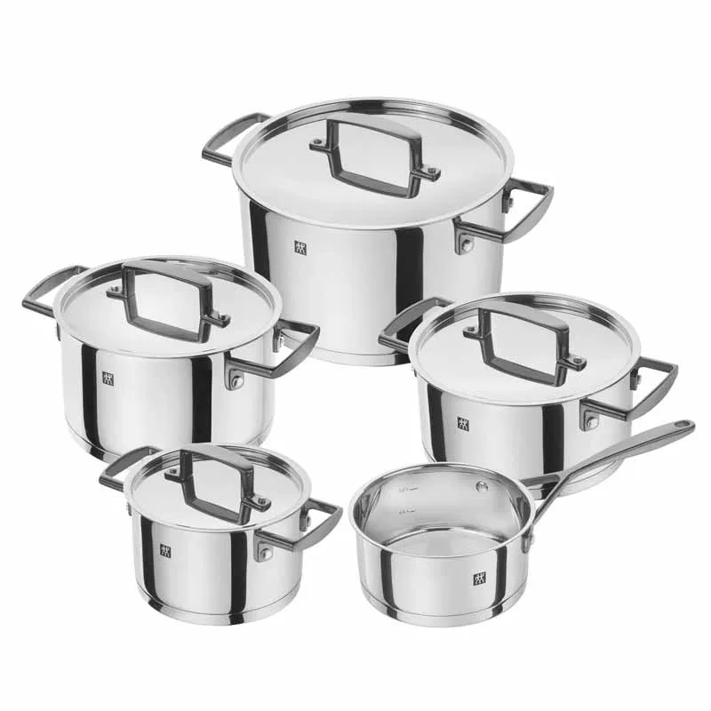 Zwilling Batteria di Pentole 9 pz Bellasera Acciaio Inox