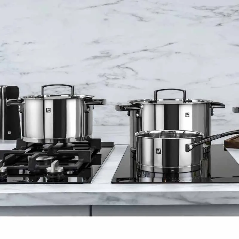 Zwilling Batteria di Pentole 9 pz Bellasera Acciaio Inox