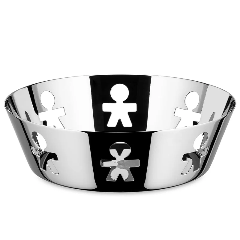 Alessi Cestino Girotondo Acciaio Inox D18 cm