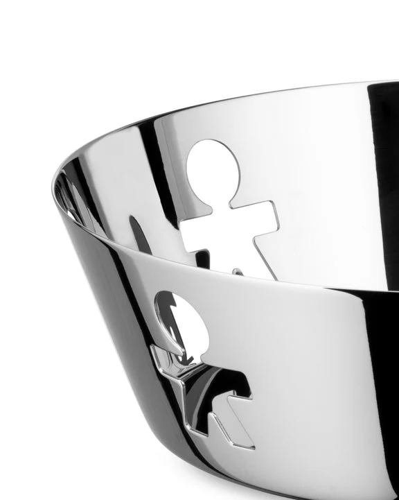 Alessi Cestino Girotondo Acciaio Inox D18 cm