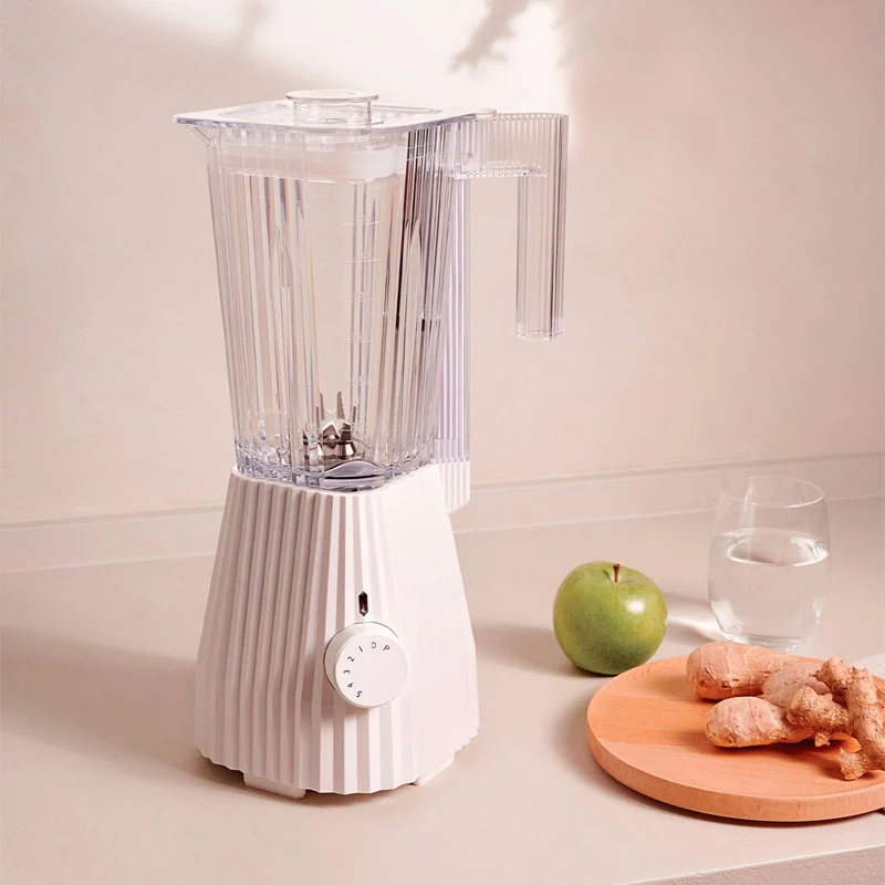 Alessi Frullatore Elettrico Plissé Bianco 1.5 Lt