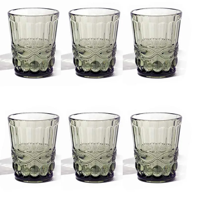 Tognana set 6 Bicchieri Solange Verde Oliva 230cc