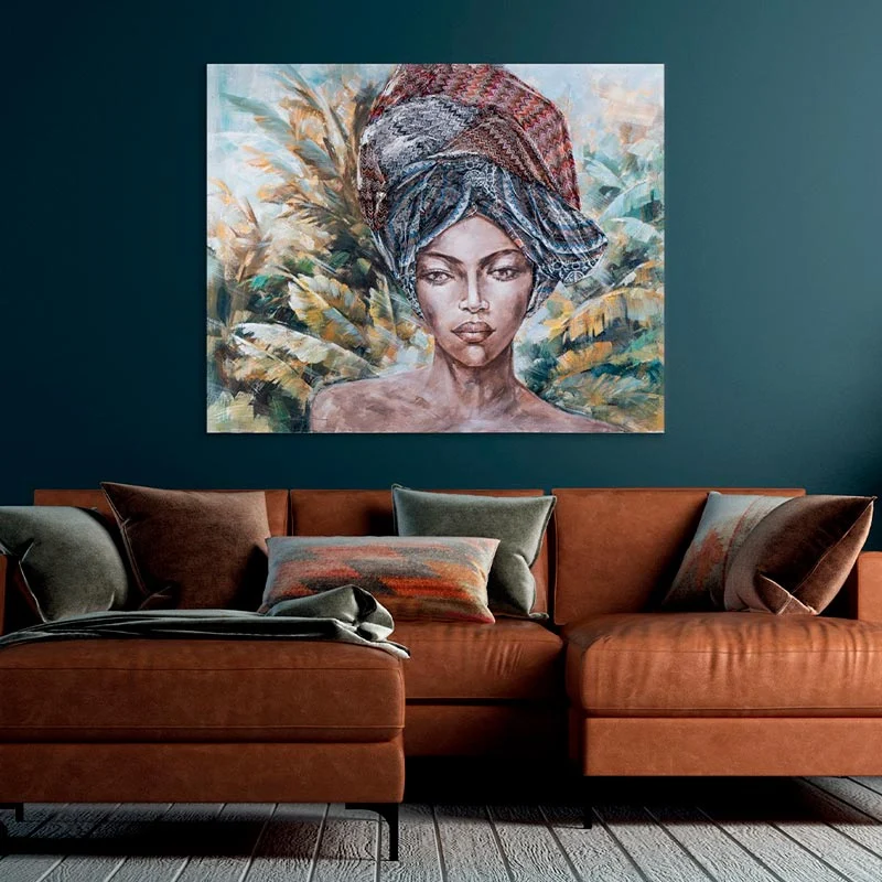 Agave Quadro La Mia Africa Dipinto A Mano 150x120 cm