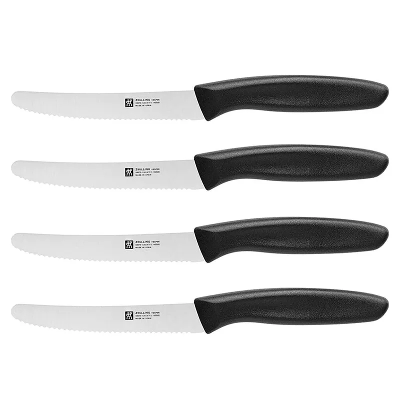 Zwilling Set 4 coltelli Vesper Twin Grip acciaio inox