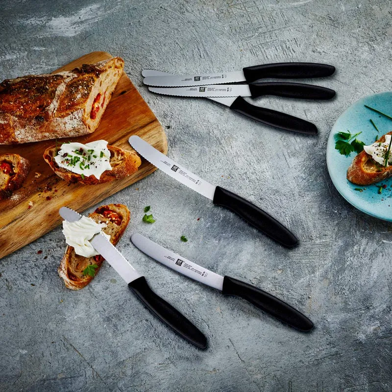 Zwilling Set 4 coltelli Vesper Twin Grip acciaio inox