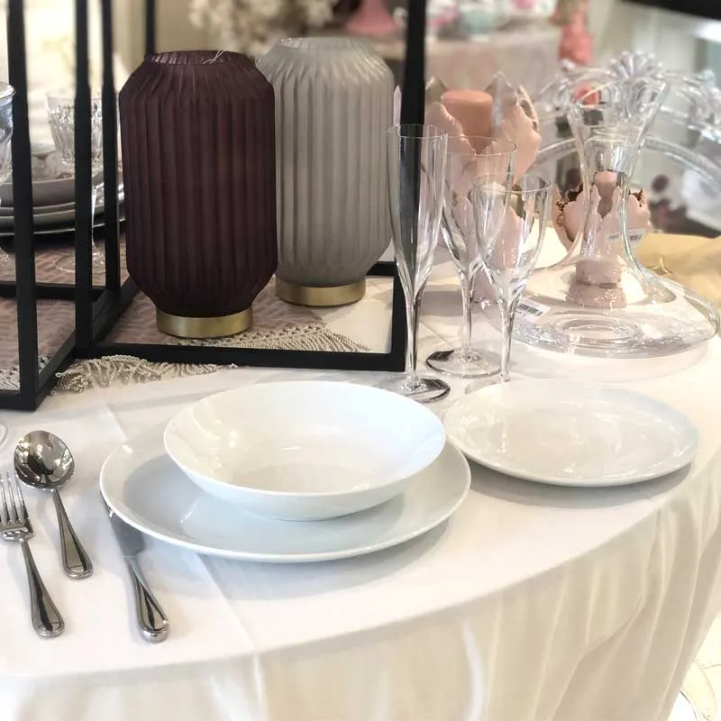 Villa Altachiara Servizio Tavola 18 pezzi Bianco Superwhite Coupe