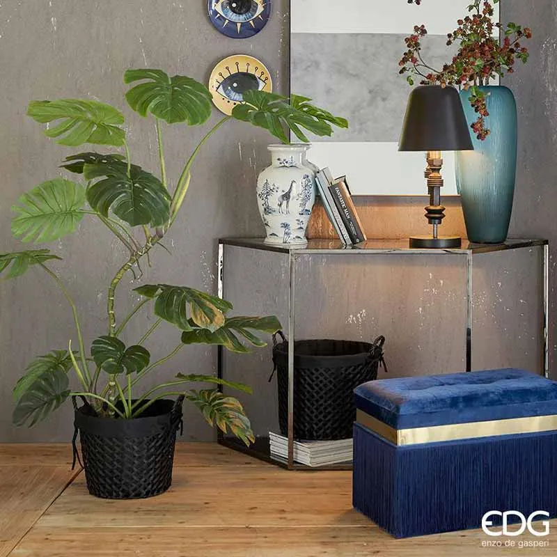 EDG Enzo De Gasperi pianta con vaso Monstera h128 cm