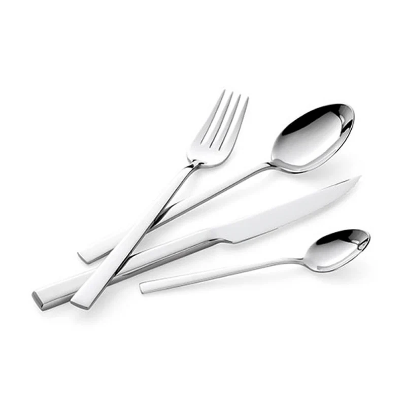 Lagostina Set Posate 24 pezzi Giada acciaio inox