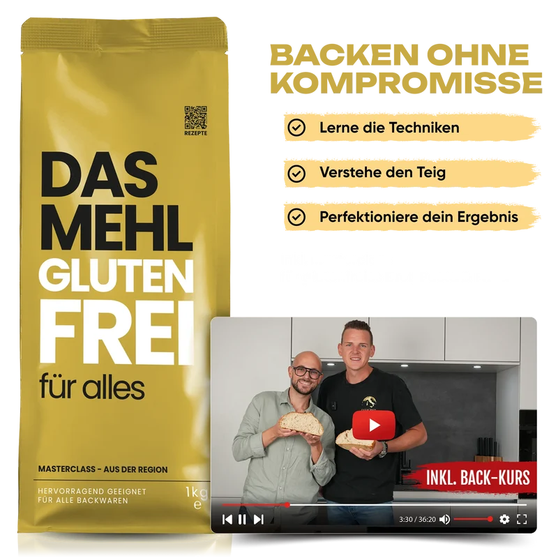 DAS MEHL | Glutenfrei | 100 % ohne Gluten, Enzyme & Zusätze
