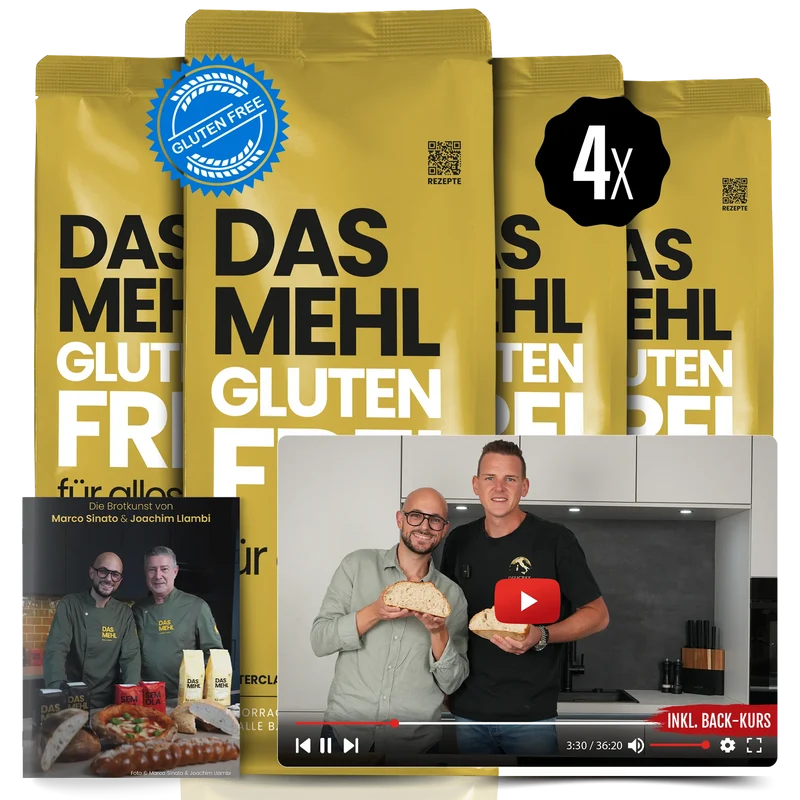 DAS MEHL | Glutenfrei | 100 % ohne Gluten, Enzyme & Zusätze