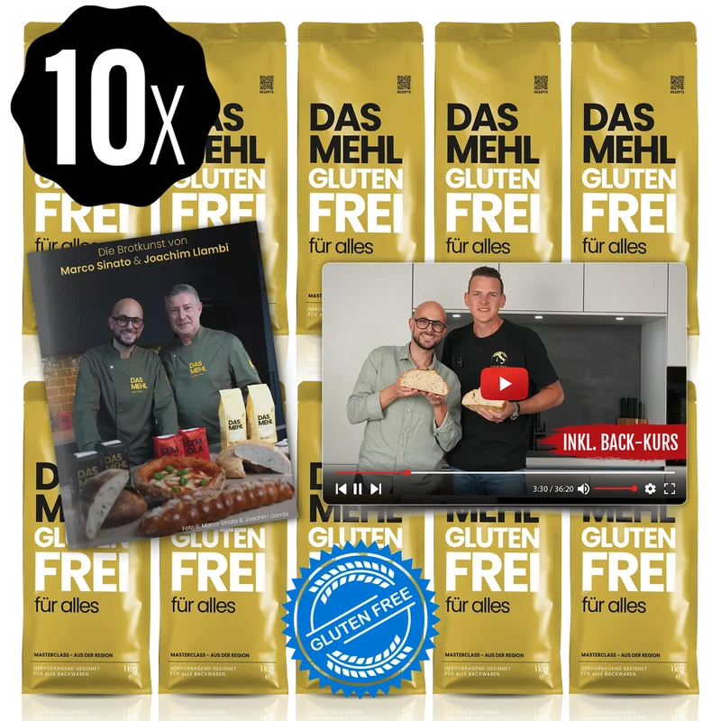 DAS MEHL | Glutenfrei | 100 % ohne Gluten, Enzyme & Zusätze