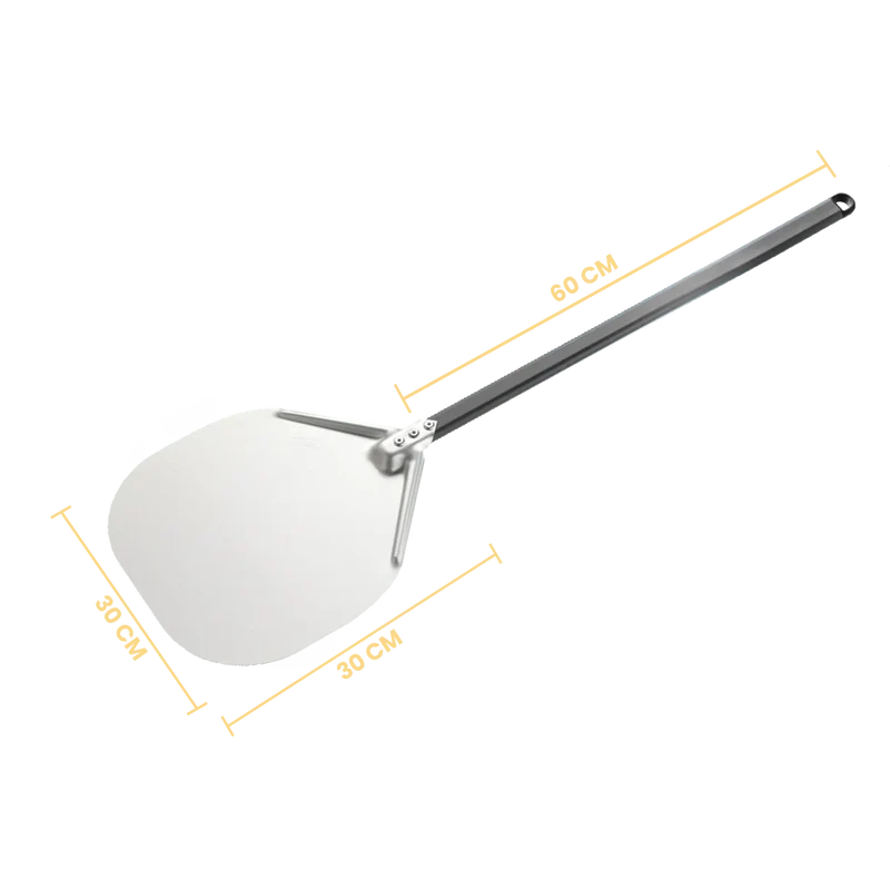 Gi Metal - Pizzaschieber Amica | Ø 32 cm | Stiel 60 cm