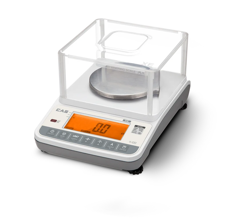 Präzisionswaage, Feinwaage, Goldwaage , Rezepturwaage,. geeichte Ausführung, Serie XE von CAS von 300 g bis 6000 g mit hoher Auflösung
