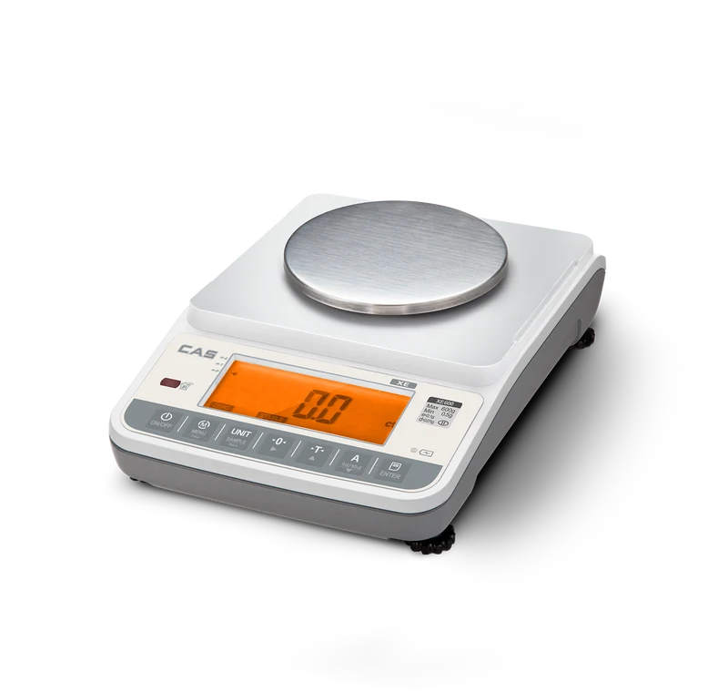 Präzisionswaage, Feinwaage, Goldwaage , Rezepturwaage,. geeichte Ausführung, Serie XE von CAS von 300 g bis 6000 g mit hoher Auflösung