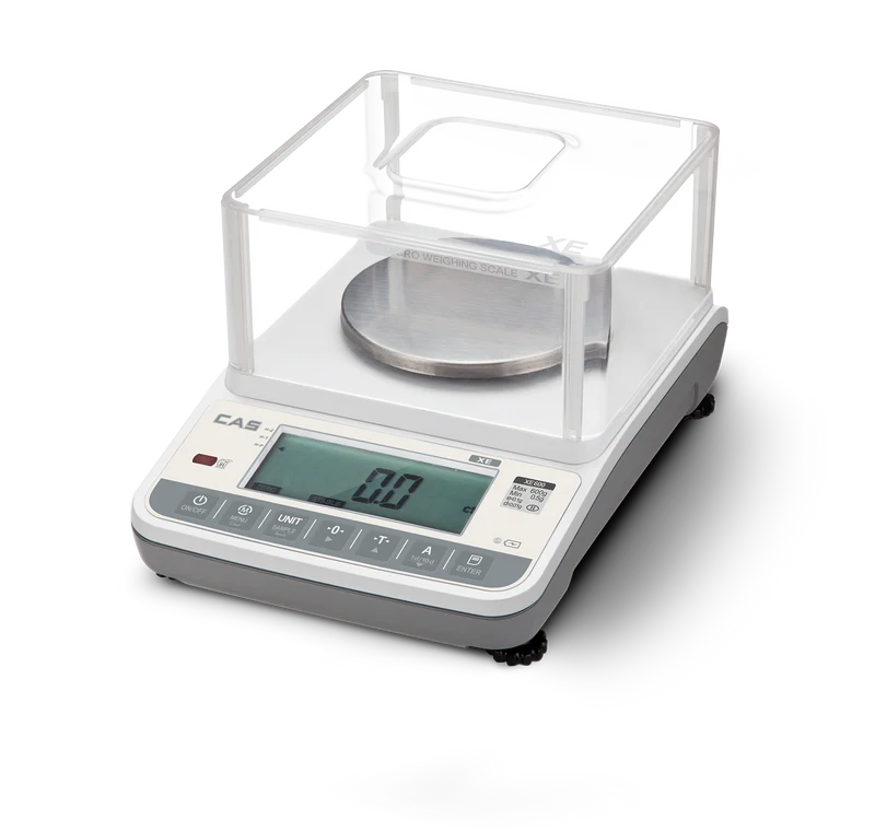 Präzisionswaage, Feinwaage, Goldwaage , Rezepturwaage,. geeichte Ausführung, Serie XE von CAS von 300 g bis 6000 g mit hoher Auflösung