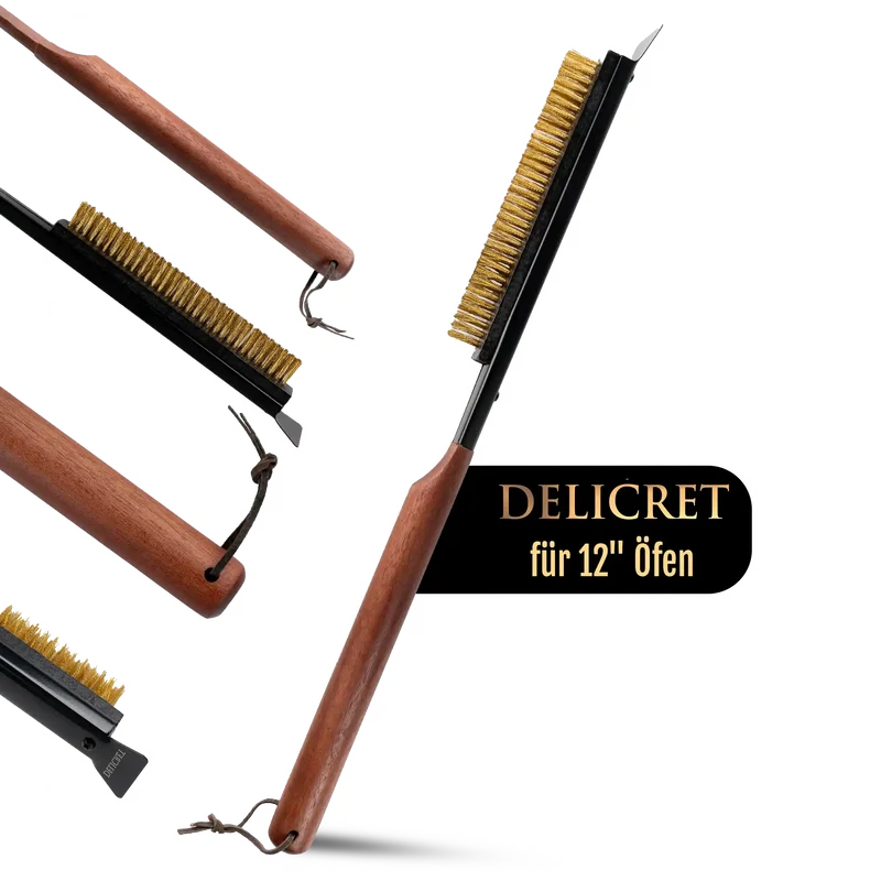 Delicret Black Line Ofenbürste 53 cm – Kompakt & kraftvoll reinigen