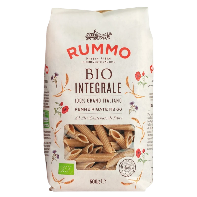 Rummo Penne rigate N° 66 - Vollkornnudeln - BIO - 500g
