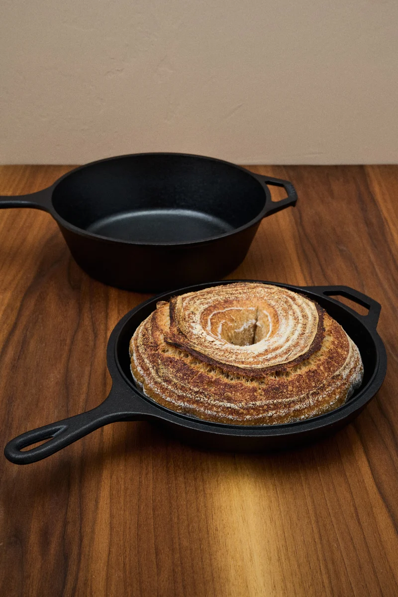 Brotbacktopf Gusseisen