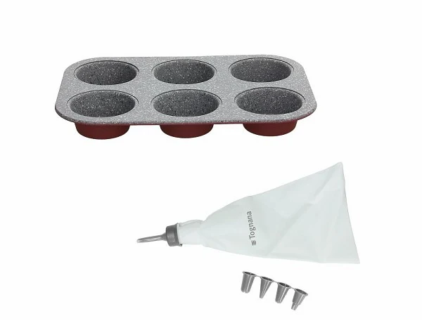 Tognana Set Muffin + Sac a poche e ugelli Sweet Cherry