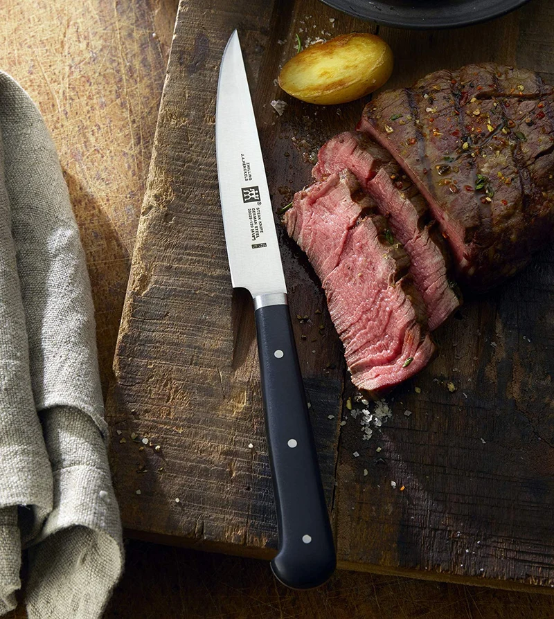 Zwilling Set 4 Coltelli Bistecca Steak Set lama seghettata