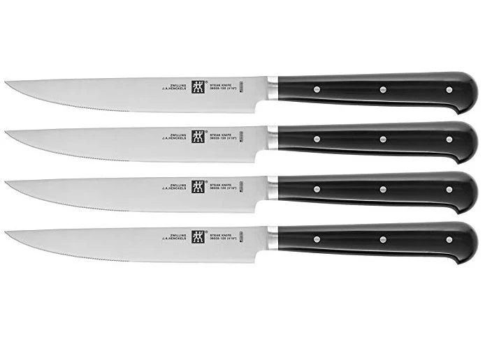 Zwilling Set 4 Coltelli Bistecca Steak Set lama seghettata