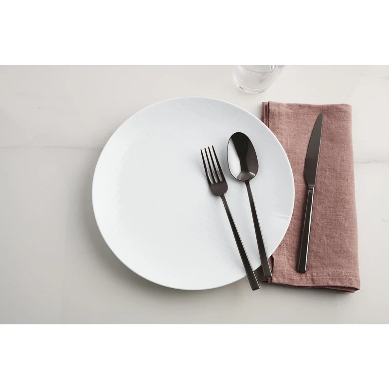 Sambonet Servizio di Posate 24 pezzi Rock PVD Antigraffio Black