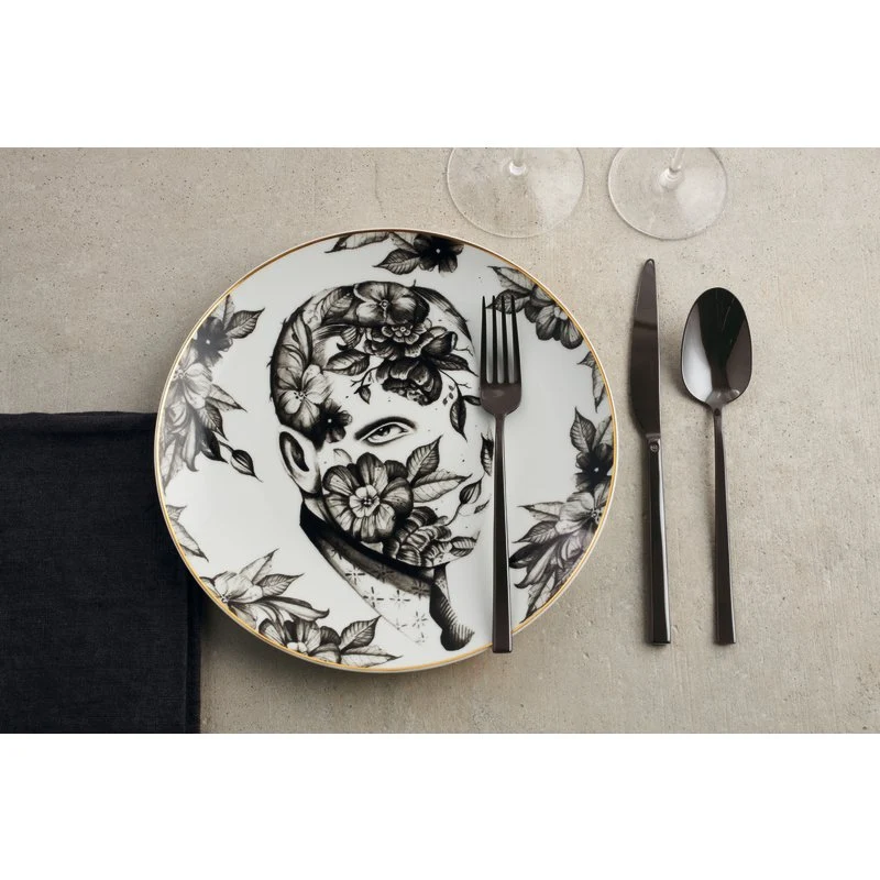 Sambonet Servizio di Posate 24 pezzi Rock PVD Antigraffio Black