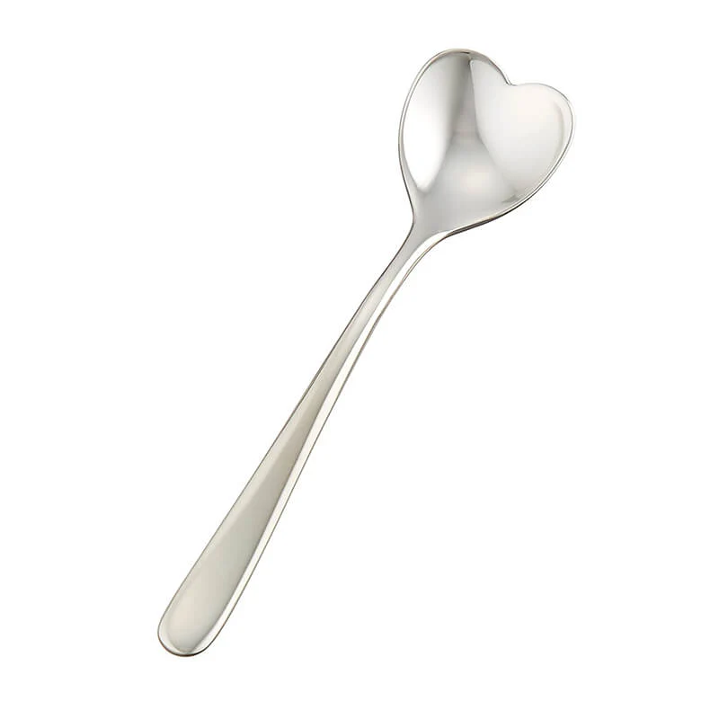 Alessi Il Caffè Set di 4 Cucchiaini da Caffè Big Love