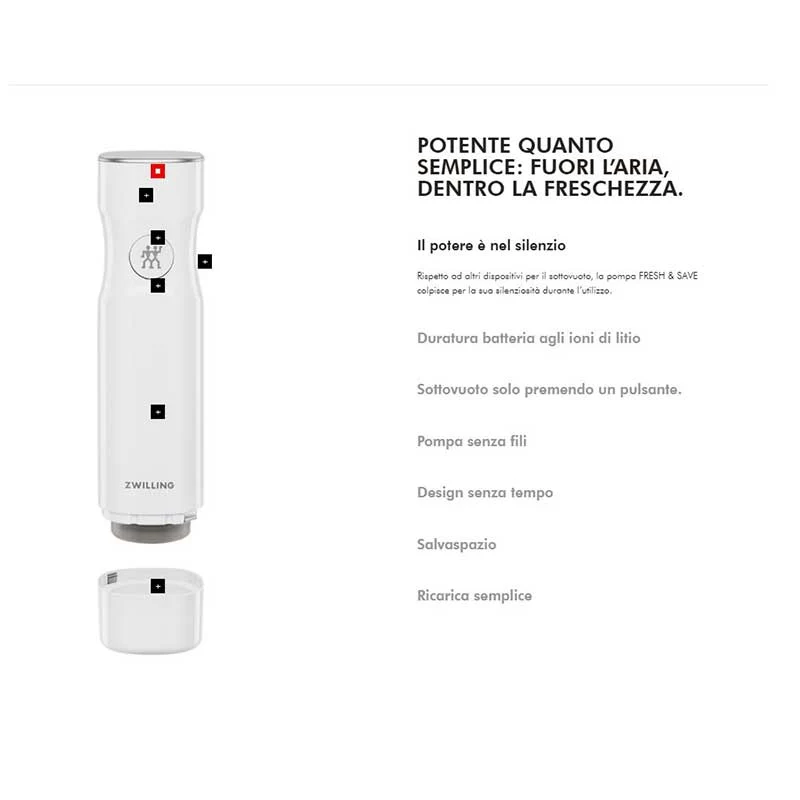 Zwilling set misto sottovuoto Plastica 7 pezzi Fresh&Save