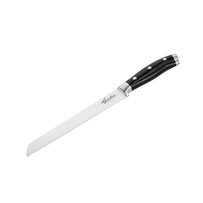 Lagostina Coltello pane lama acciaio inox 20 cm Forgiato