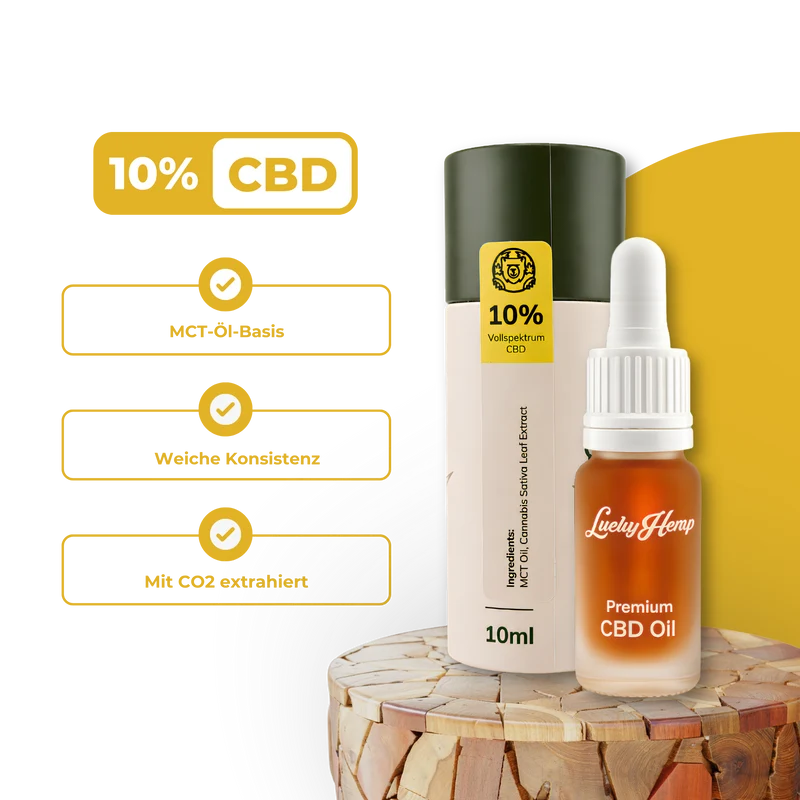 10% CBD Öl Vollspektrum MCT