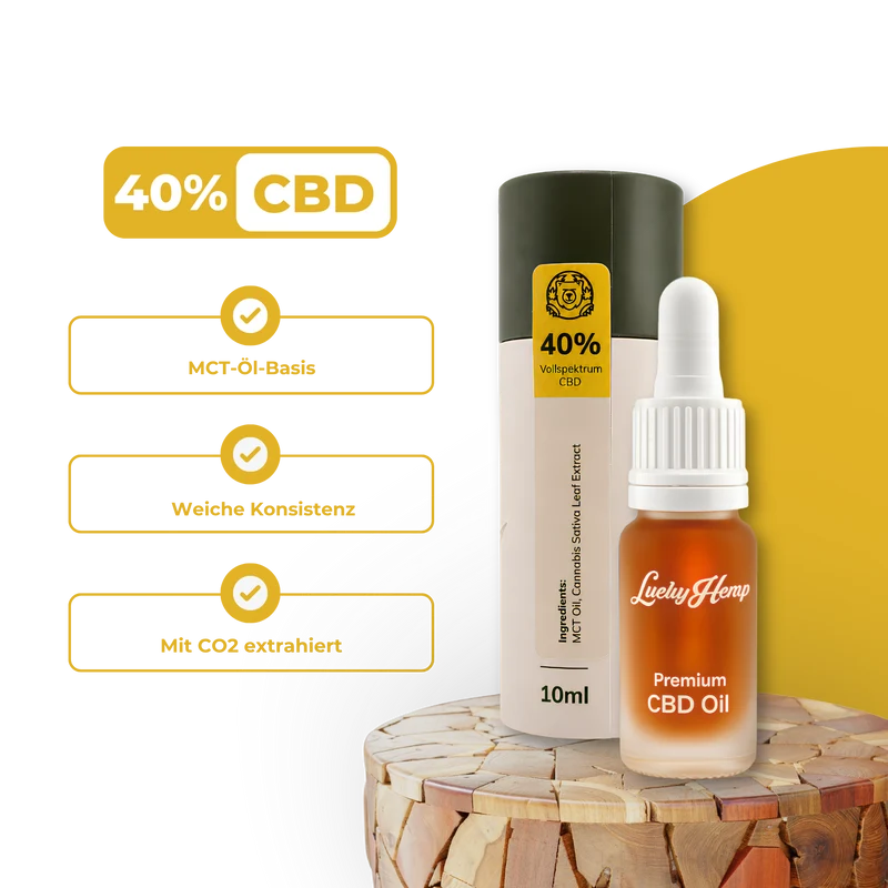 40% CBD Öl Vollspektrum MCT