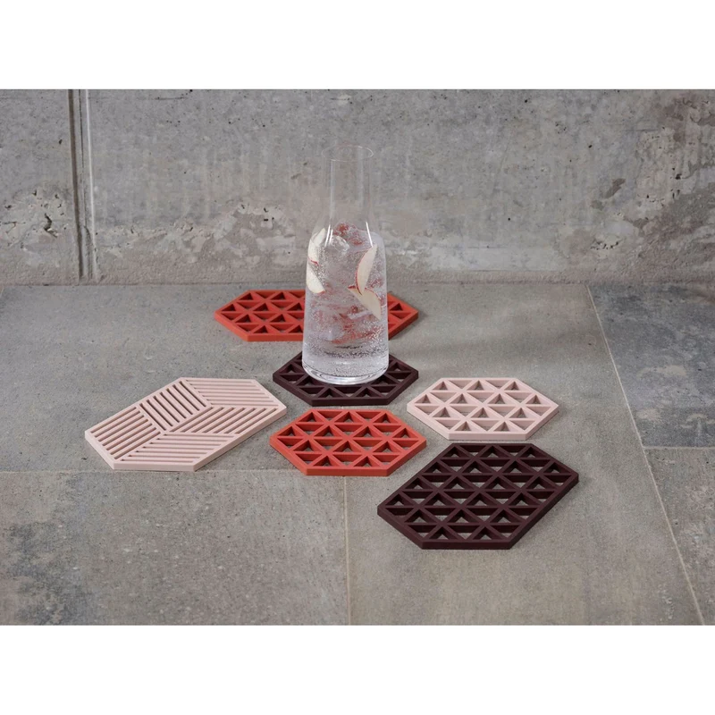 Zone Denmark Untersetzer Hexagon Rose L24