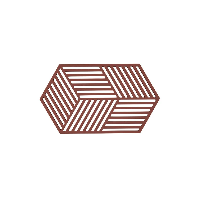 Zone Denmark Untersetzer Hexagon Burgundy L24