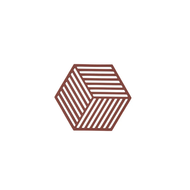 Zone Denmark Untersetzer Hexagon Burgundy