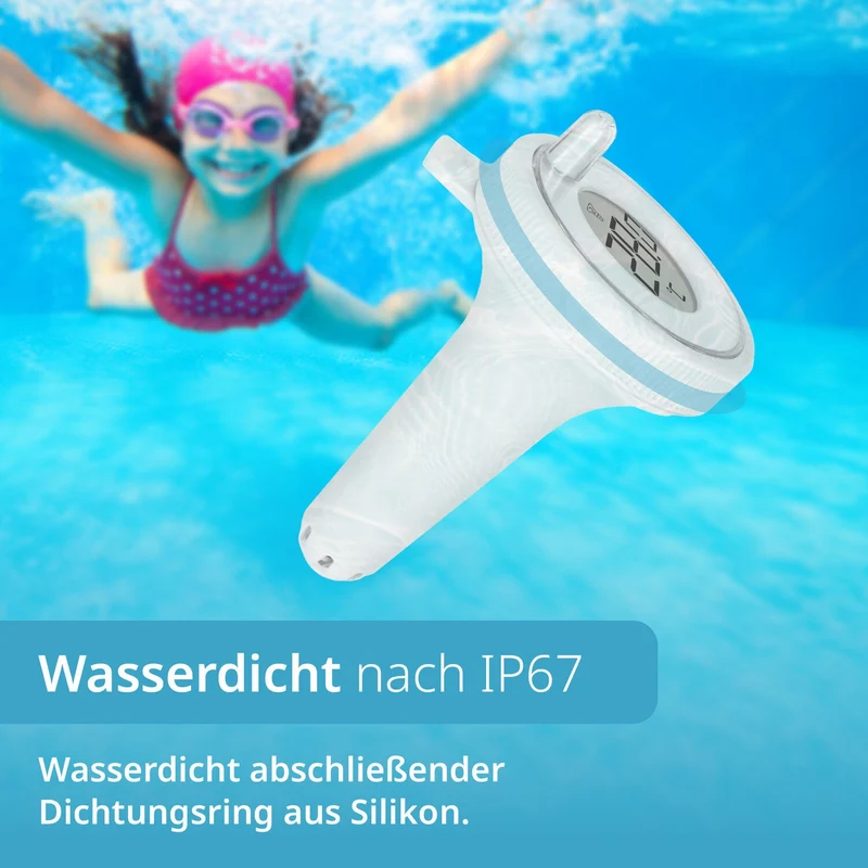 Digitales Poolthermometer mit Außensensor