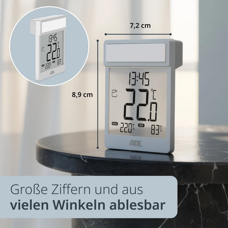Digitales Fensterthermometer