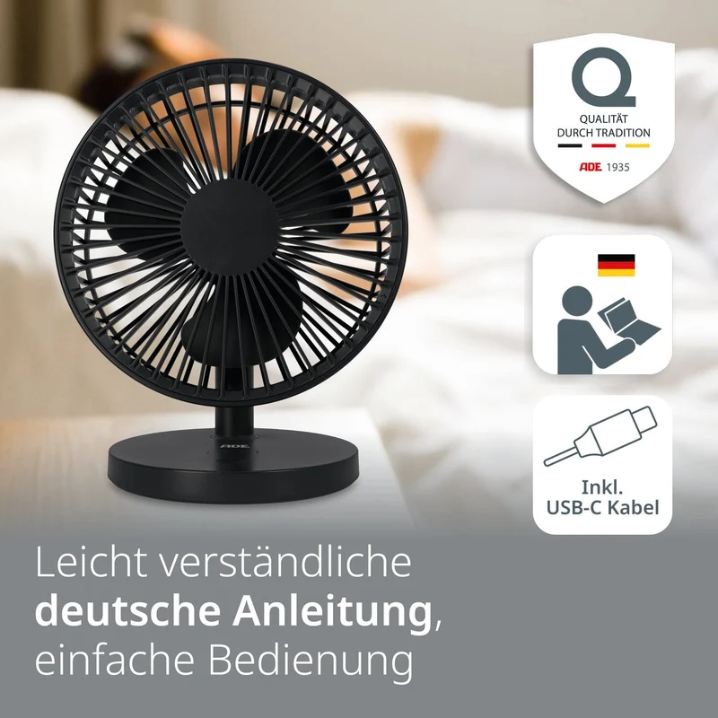 Elektrischer Tischventilator