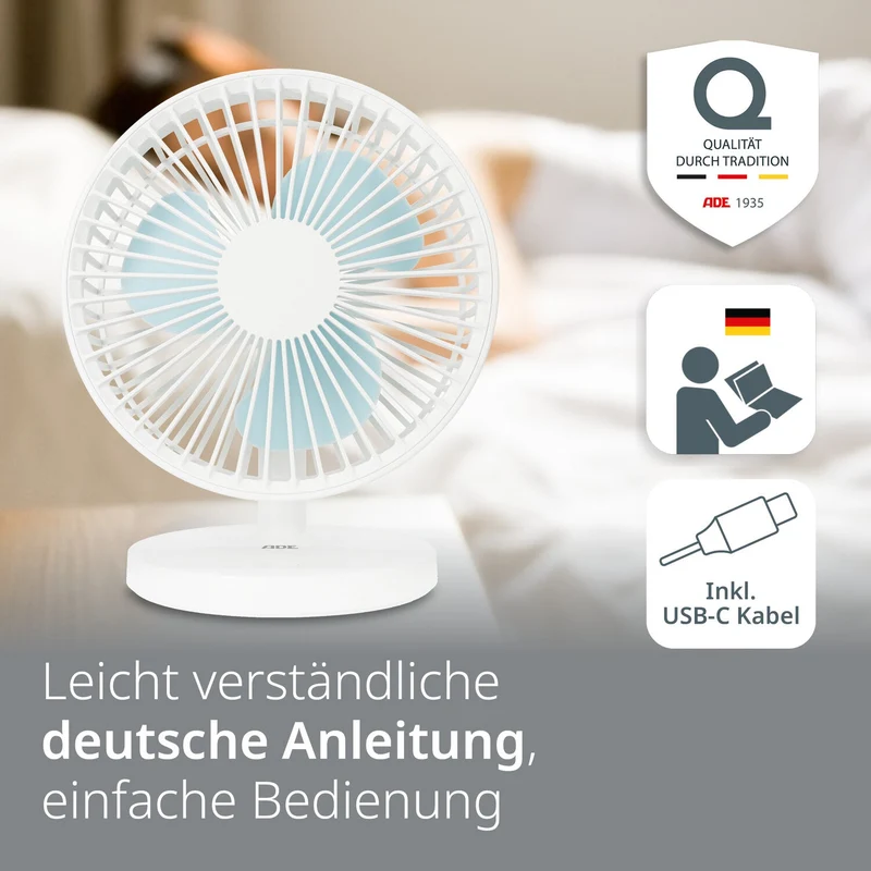 Elektrischer Tischventilator