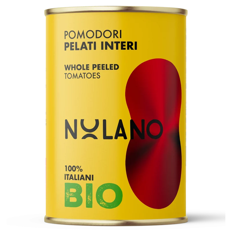 NOLANO - BIO - Ganze geschälte Tomaten in Tomatensaft - 400g Dose